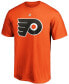 Фото #2 товара Men's Paul Coffey Orange Philadelphia Flyers Authentic Stack Retired Player Name and Number T-shirt
