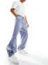 Фото #9 товара ASOS DESIGN oversized balloon smart trousers with button cuff in dusty blue