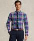 Фото #1 товара Men's Classic-Fit Plaid Oxford Shirt