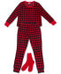 ფოტო #7 პროდუქტის Women's 2-Pc. Packaged Printed Pajamas & Socks Set