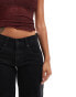 Free People benji relaxed wide leg jeans in black