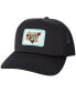 Фото #2 товара Men's Black Florida State Seminoles Beach Club Laguna Trucker Snapback Adjustable Hat