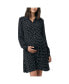 ფოტო #1 პროდუქტის Maternity Fifi Shirt Dress Black
