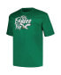 Men's Kelly Green Distressed Philadelphia Eagles Big and Tall Gridiron Classics Local T-shirt