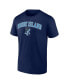 ფოტო #3 პროდუქტის Men's Navy Rhode Island Rams Campus T-shirt