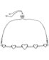 Фото #2 товара Браслет Macy's Diamond Heart Bolo