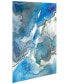 Фото #2 товара 'Subtle Blues I' Frameless Free Floating Tempered Glass Panel Graphic Wall Art, 32" x 48"