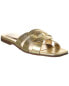 Фото #1 товара M By Bruno Magli Alessia Leather Sandal Women's Metallic 6.5