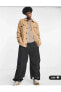 Sportswear Spu Sherpa Erkek Kahverengi Ceket CNG-STORE
