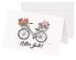 Greeting Card Blumenfahrrad