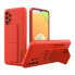 Фото #1 товара Silikonowe etui z podstawką etui Samsung Galaxy A13 5G Kickstand Case czerwone