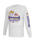 Фото #3 товара Men's White Los Angeles Rams Super Bowl LVI Champions Screen Printed Long Sleeve T-shirt