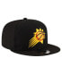 Men's Black Phoenix Suns Official Team Color 9FIFTY Snapback Hat