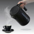 Фото #7 товара Электрический чайник Cloer 4110 - 1,7 л - 2200 Вт - черный - пластик - индикатор уровня воды - защита от перегрева