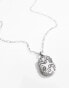 Фото #2 товара Classics 77 bandana pasiley blue pendant necklace in silver