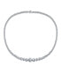 ფოტო #2 პროდუქტის Traditional Classic Shinny Polished .925 Sterling Silver Graduated Round Lightweight Bead Ball Strand Necklace For Women 16 Inch Hand Strung