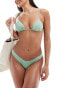 Фото #8 товара Free Society high leg bikini bottom in sage green