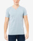 Фото #1 товара Men's Basic Notch Neck Short Sleeve T-shirt