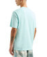 Фото #2 товара Men's Short Sleeve Patch Logo Cotton T-Shirt