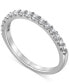 ფოტო #10 პროდუქტის Diamond Halo Three Piece Bridal Set (3 ct. t.w.) in 14k White Gold