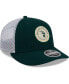Фото #4 товара Men's Green Oakland Athletics Circle Trucker Low Profile 9FIFTY Snapback Hat