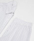 ფოტო #5 პროდუქტის Women's Two-Piece Striped Cotton Pajamas