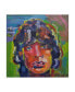 Фото #1 товара Howie Green 'Mick Jagger Portrait' Canvas Art - 24" x 24"
