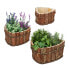 Фото #1 товара Blumenkasten aus Holz im 3er Set