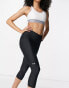 Under Armour Training high waist Heat Gear base layer capri sculpt leggings in black