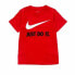 Фото #5 товара Детский Футболка с коротким рукавом Nike Swoosh Красный