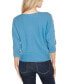 ფოტო #7 პროდუქტის Women's Rivet-Trim Dolman-Sleeve Sweater