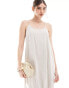 Vero Moda premium strappy maxi dress in cream