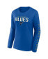 Women's Blue St. Louis Blues Long and Short Sleeve Two-Pack T-shirt Set