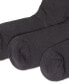 ფოტო #2 პროდუქტის Women's Ribbed Cotton Trouser 3 Pack Socks