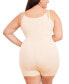 Women's Open Bust Bodysuit Shaper Short 73005