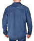 Фото #2 товара Men's Polar Fleece Lined Rib Shirt Jacket