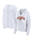 ფოტო #1 პროდუქტის Women's San Francisco Giants Striped Fundamentals Notch Neck Pullover Hoodie