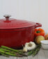 Фото #3 товара French Enameled Cast Iron 7.25 Qt. Oval Dutch Oven