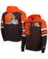 Men's Brown Cleveland Browns Extreme Full-Zip Hoodie Jacket