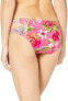 Hobie Women's 184937 Cut Out Hipster Bikini Bottom Swimwear Size S