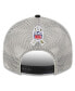 Фото #2 товара Men's Stone, Black Pittsburgh Steelers 2023 Salute To Service Low Profile 9FIFTY Snapback Hat