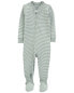 Toddler Striped 1-Piece PurelySoft Footie Pajamas 5T