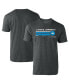 ფოტო #1 პროდუქტის Men's Heather Charcoal Jimmie Johnson Hot Lap T-shirt