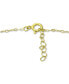 ფოტო #4 პროდუქტის Cubic Zirconia Cactus Ankle Bracelet, Created for Macy's