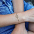 Фото #3 товара Позолоченный серебряный браслет с древом жизни AGB485 / 20-GOLD