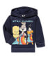 Фото #3 товара Toddler Boys and Girls Navy, Tan Space Jam Pullover Hoodie and Joggers Set