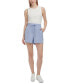 ფოტო #1 პროდუქტის Women's Lightweight Stretch-Weave Drawstring Shorts