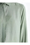 Фото #6 товара LCW Grace Çizgili Keten Görünümlü Kadın Gömlek Tunik