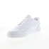 Фото #4 товара Reebok Club Memt Mens White Leather Lace Up Lifestyle Sneakers Shoes