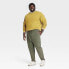 Фото #2 товара Men's Big & Tall Tapered Tech Cargo Jogger Pants - Goodfellow & Co Olive Green